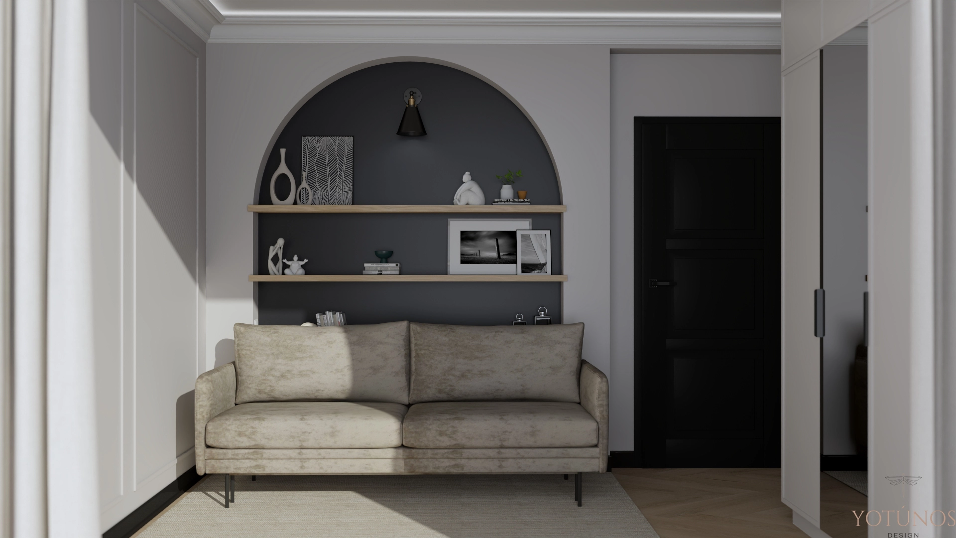 Czarny i biały – gabinety dla pary